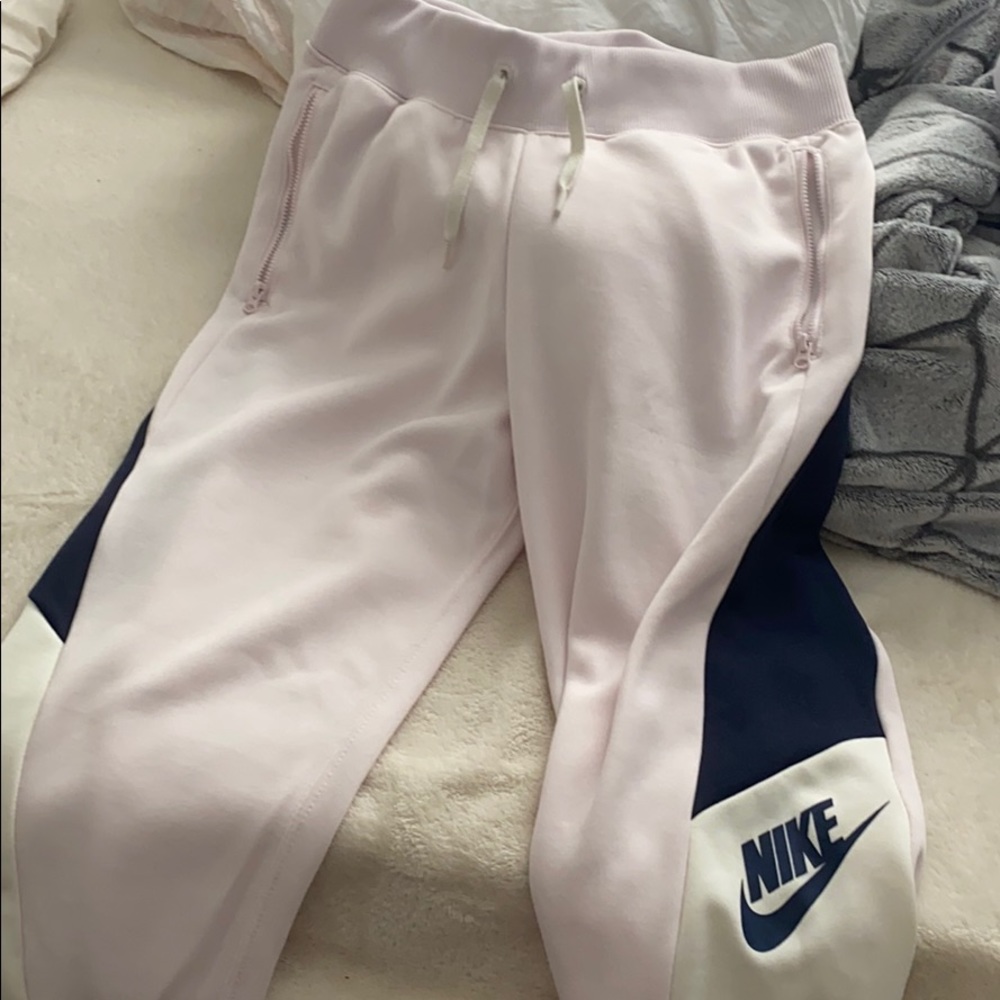 Light Pink Nike Joggers